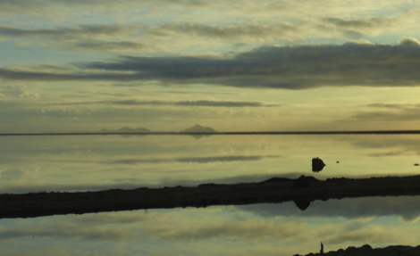 View of the Westman Islands from Route 1, Iceland